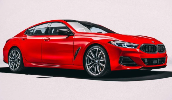 BMW M850i Edition M Heritage 2025 in Bright Red – front view