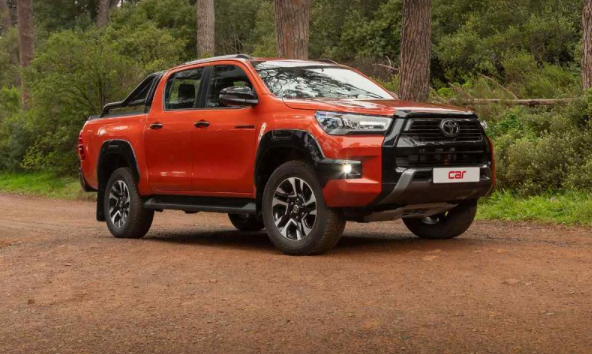 Toyota Hilux Legend 55 front view celebrating 55 years of the Hilux legacy