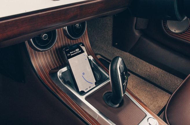 Interior of the Morgan Supersport highlighting modern dashboard and luxury trim