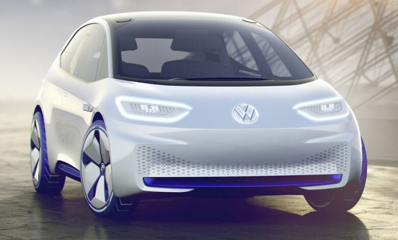 Rendering of Volkswagen ID.2 electric hatchback on MEB Evo platform.
