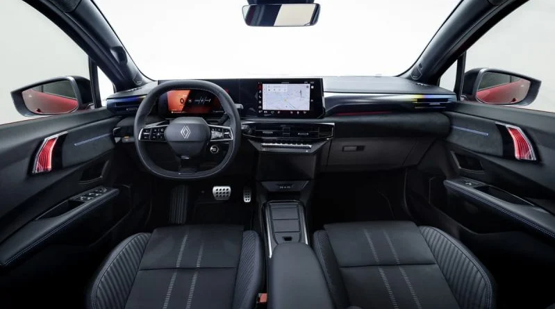 Škoda Vision O interior with panoramic digital dashboard