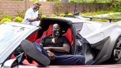 Interior shot of Shaquille O’Neal’s modified Corvette Z06 for tall drivers