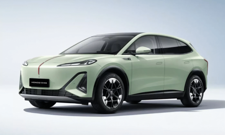 Hongqi EHS5 electric SUV front view at Munich Motor Show