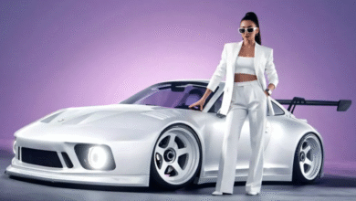 Indecent 020 Porsche 911 Slantnose front view with LED headlights