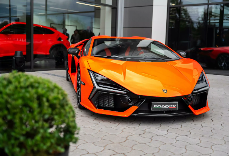 Lamborghini concept car symbolizing the future of AI in supercars