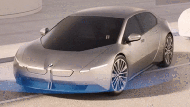 BMW Neue Klasse-inspired sedan shown in CGI on iX3 webpage