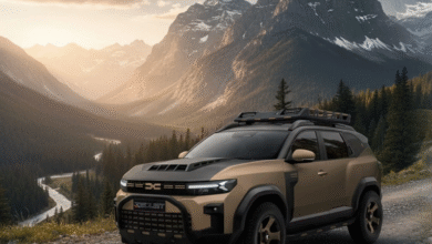 Dacia Bigster Redust Offroad package with roof rack and LED lights