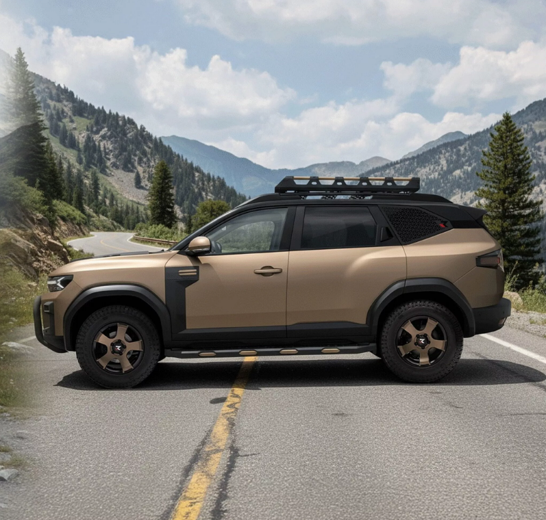 Dacia Bigster Redust Offroad package with roof rack and LED lights
