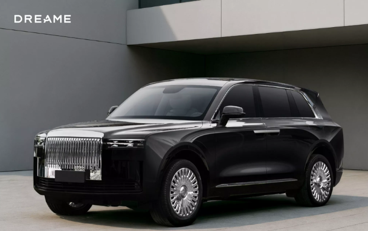 Dreame SUV teaser image – Rolls Royce Cullinan-inspired design