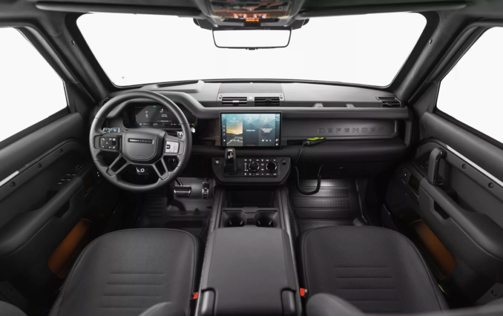 Luxury interior of the Inkas Armored Defender Octa