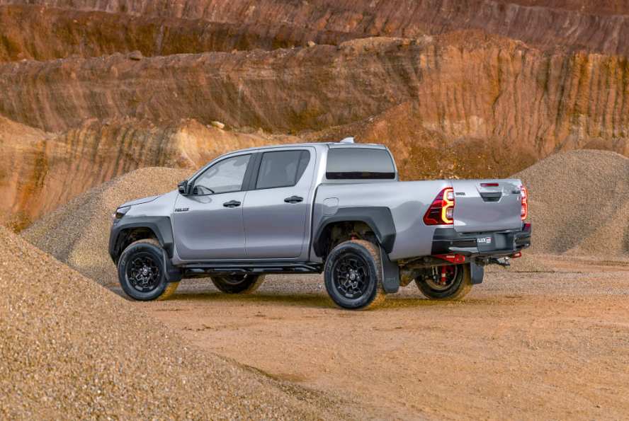 Toyota Hilux 2026 teaser image at Thailand Motor Expo 2025
