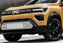 Dacia Spring EV parked in Rome city center under Italy’s new EV scheme