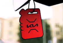 Kia gasoline-scented air freshener for EV4 buyers in Finland